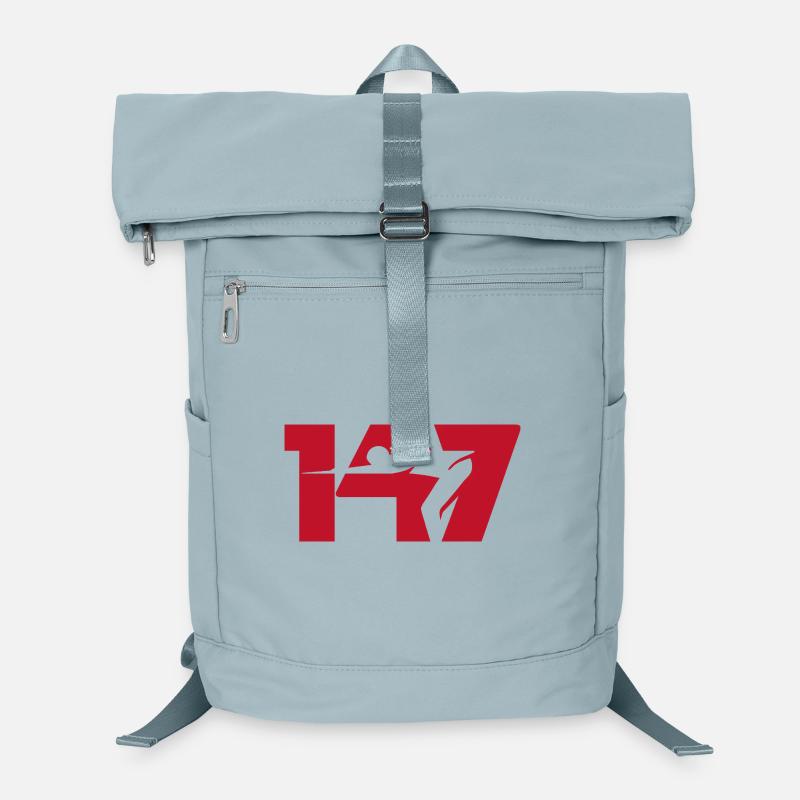 147 Icône du Snooker (Rouge) Sac à dos ordinateur