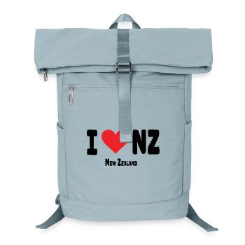 J’adore NZ Nouvelle-Zélandaise Fier Néo-Zélandais - Sac à dos ordinateur - bleu glacier - Devant