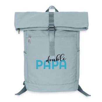 Father of two children - Laptop Backpack - ice blue - Front
