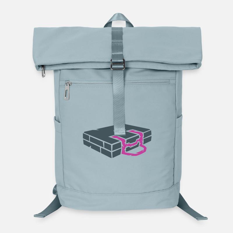 Bouldering Mat Crash Pad Climbing - Laptop Backpack - ice blue