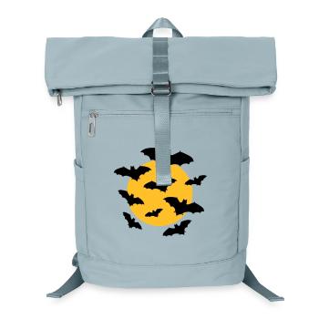 Bats & Moon - Sac à dos ordinateur - bleu glacier - Devant