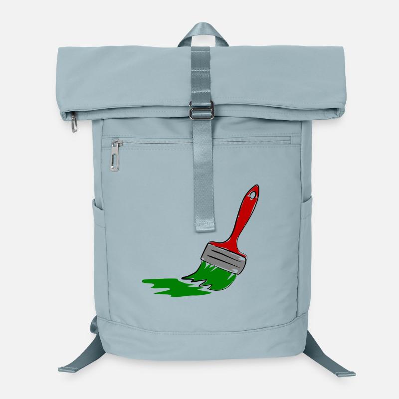 Creative Painter Brush Illustration Laptop Backpack