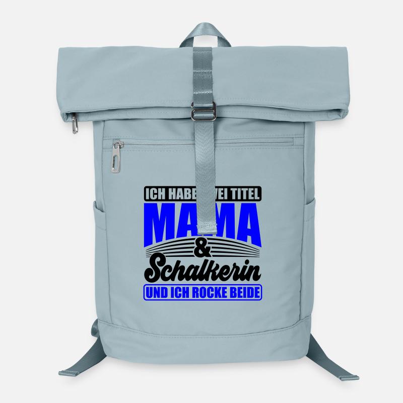 Farbe änderbar | Titel Mama Schalkerin Laptop-Rucksack 