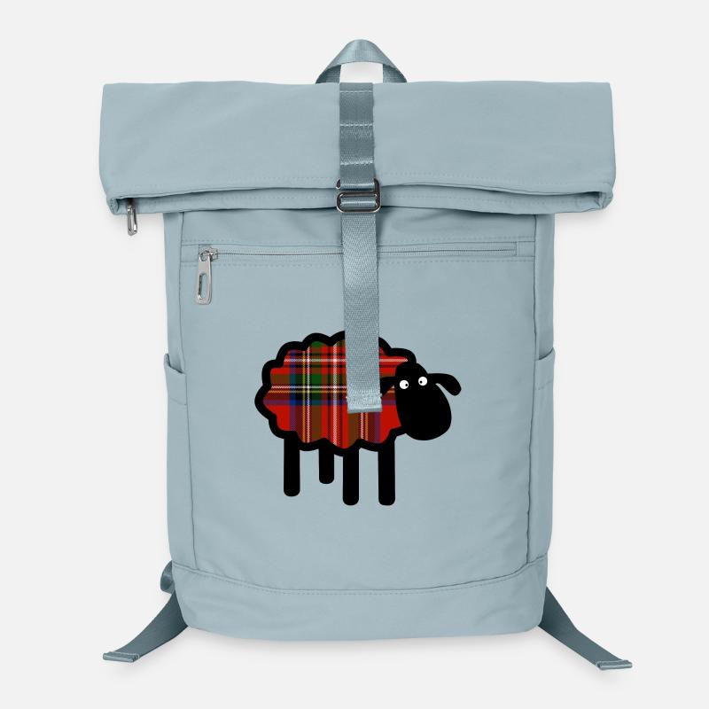 Cute tartan sheep Laptop Backpack