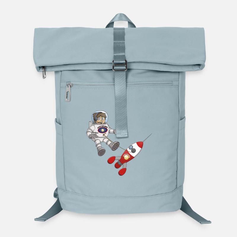 "L'astronaute et son vaisseau spatial" Sac à dos ordinateur