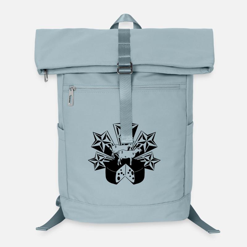 Cheese with goat stars Laptop Backpack