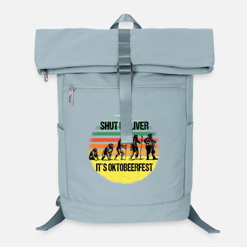 Oktobeerfest Evolution – Shut Up Liver - Laptop-Rucksack  - Eisblau
