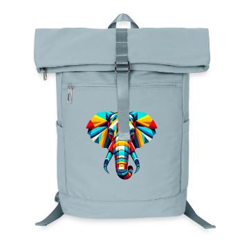 Éléphant Pop Art - Sac à dos ordinateur - bleu glacier - Devant