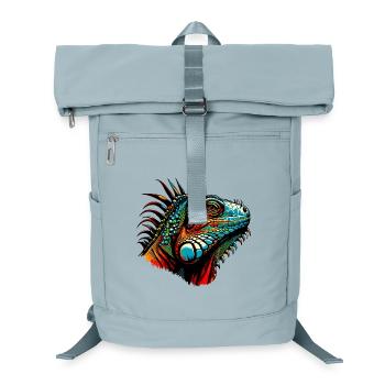 Iguana - Laptop Backpack - ice blue - Front