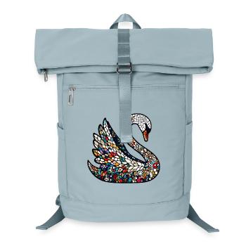 Swan - Laptop Backpack - ice blue - Front