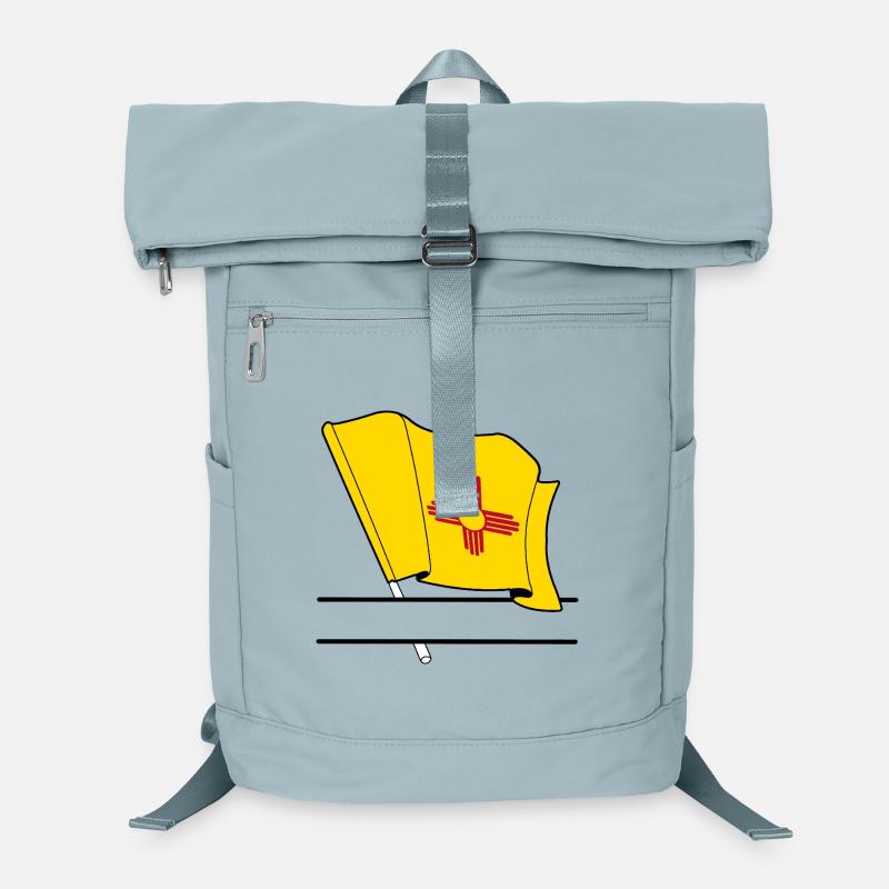 Flagge New Mexico Textbanner Laptop-Rucksack 