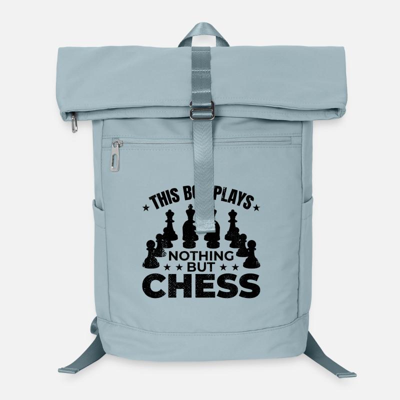 Dieser Junge spielt nichts als Schach Laptop-Rucksack 