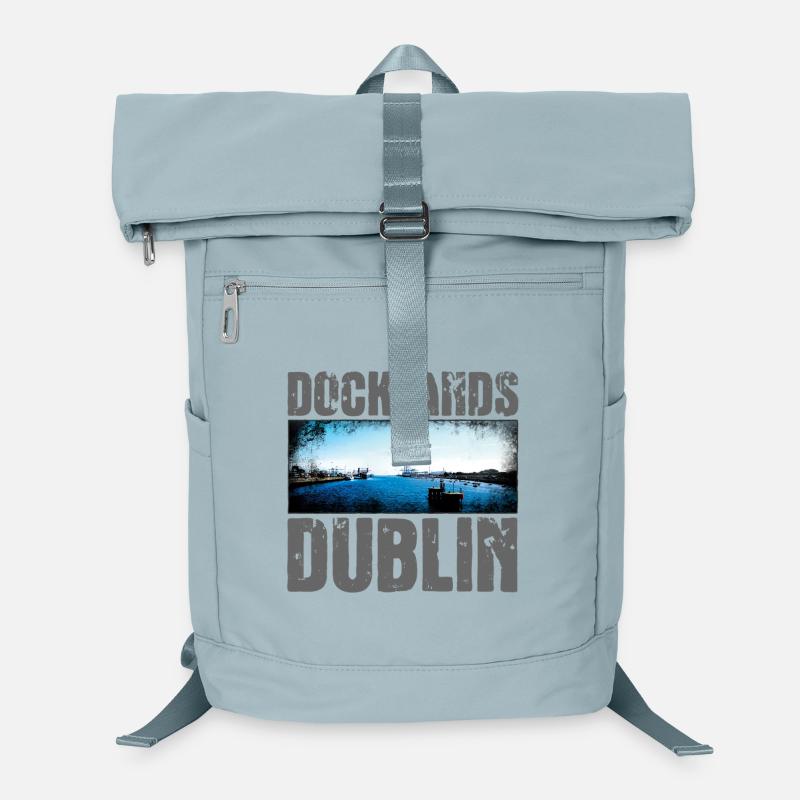 Docklands Dublin Wasseransicht Laptop-Rucksack 