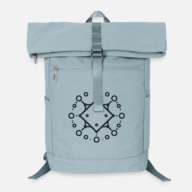 Geometric Diamond Mandala Laptop Backpack