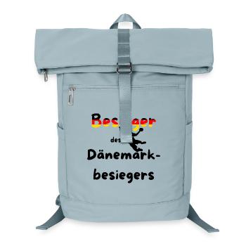 Handball EM 2026 - Besieger des Dänemarkbesiegers - Laptop-Rucksack  - Eisblau - Vorne