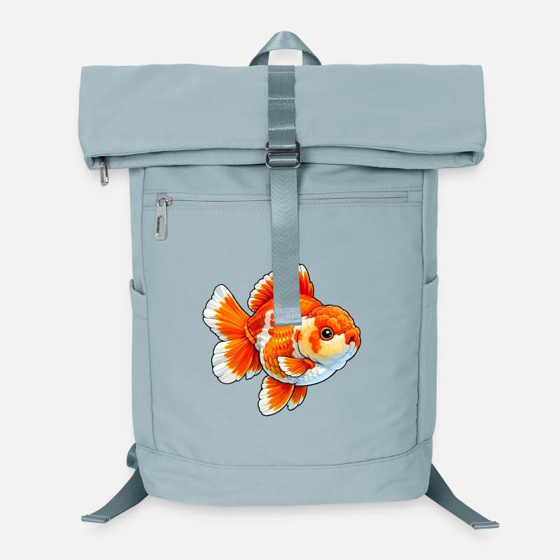 Grade Red White Yuanbao High Quality Goldfish Laptop Backpack