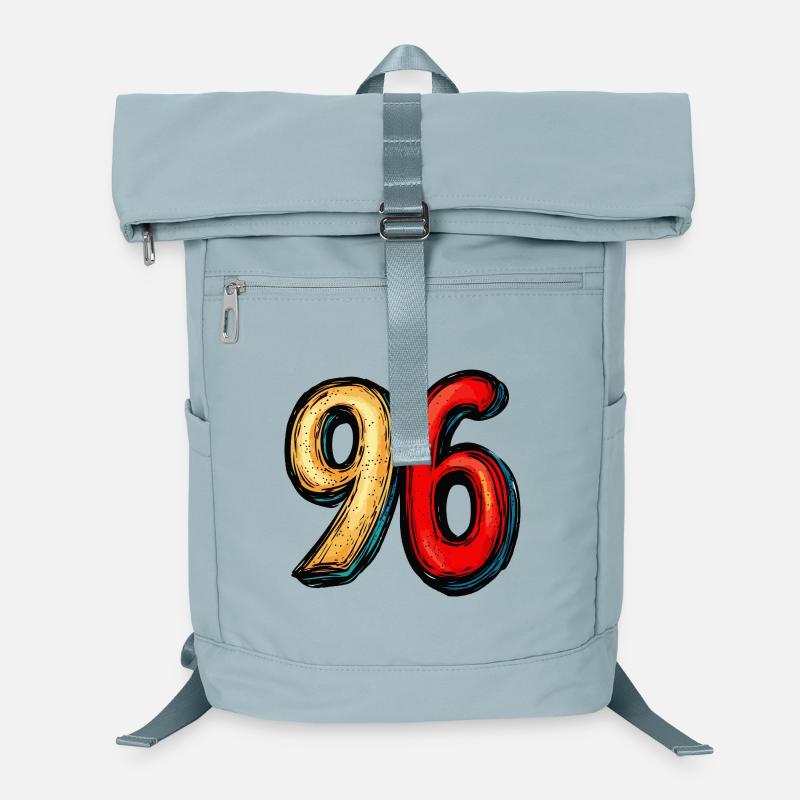 96 Number Colorful Laptop Backpack