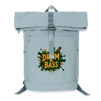 Drum N Bass Splash - Laptop-Rucksack  - Eisblau - Vorne