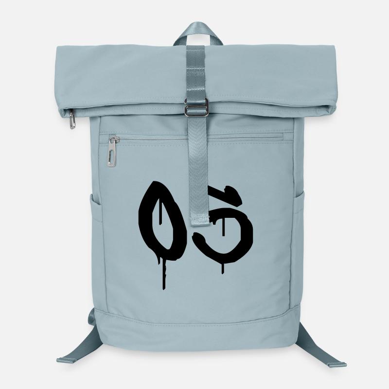 Nummer 05 Urbaner Graffiti-Stil Laptop-Rucksack 