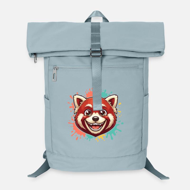 Roter Panda Spritzer Laptop-Rucksack 