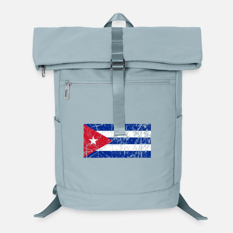 Cuba flag vintage effect Laptop Backpack
