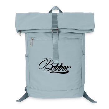 bobber moto biker chopper autocollant autocollant - Sac à dos ordinateur - bleu glacier - Devant