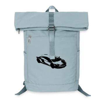 Lambo Sportwagen italienischer supercar - Laptop-Rucksack  - Eisblau - Vorne