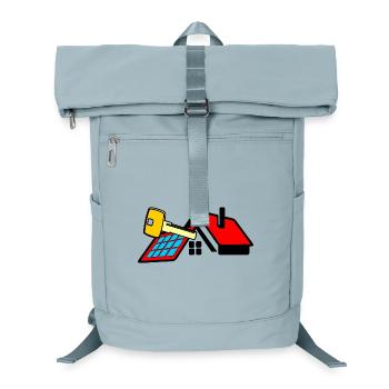 Key for the new skin gold colored key - Laptop Backpack - ice blue - Front