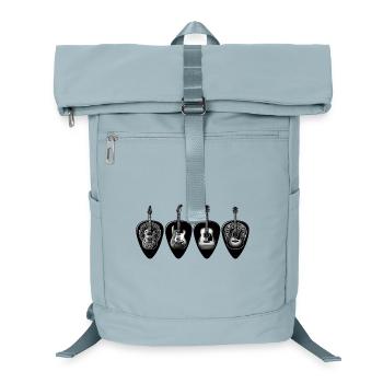 Black & White Gitarrenquartett - Laptop-Rucksack  - Eisblau - Vorne
