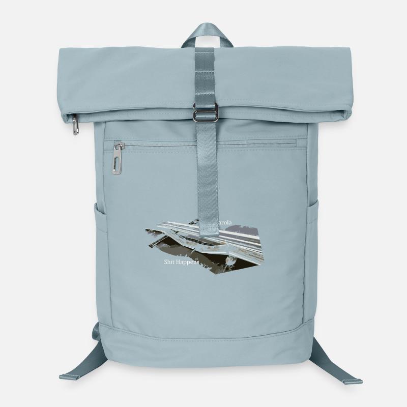 Carola Bridge Collapse Laptop Backpack