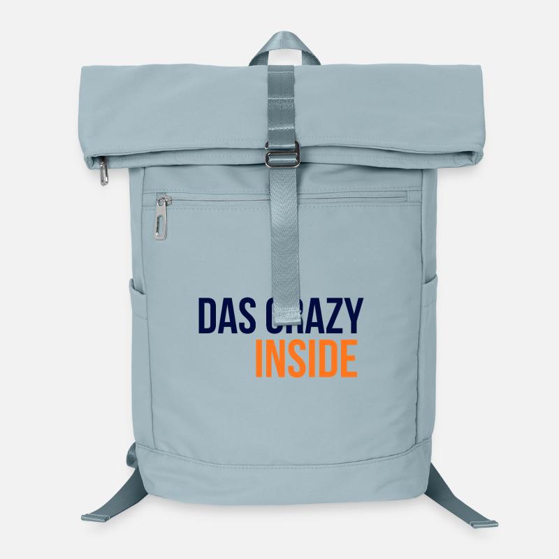 GIUDAN Youth Word 25 Collection: The Crazy Inside - Laptop Backpack - ice blue
