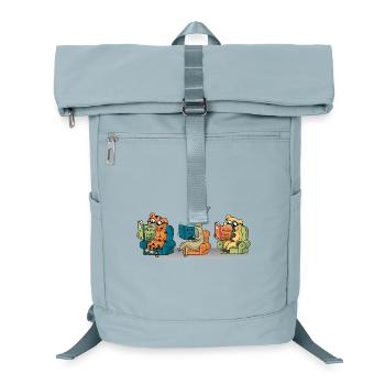 Süße Tiere lesen Glauben an sich selbst Buchgeschenk - Laptop-Rucksack  - Eisblau - Vorne