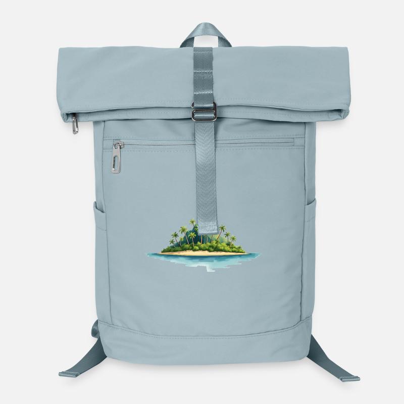 Tropical Island Laptop Backpack