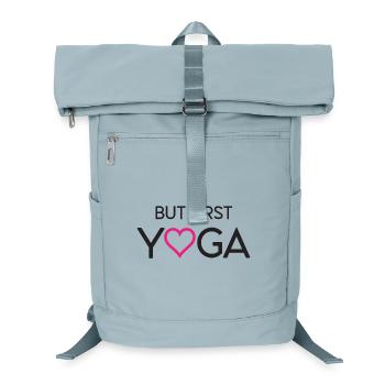 Ok, But First Yoga - Laptop Backpack - ice blue - Front