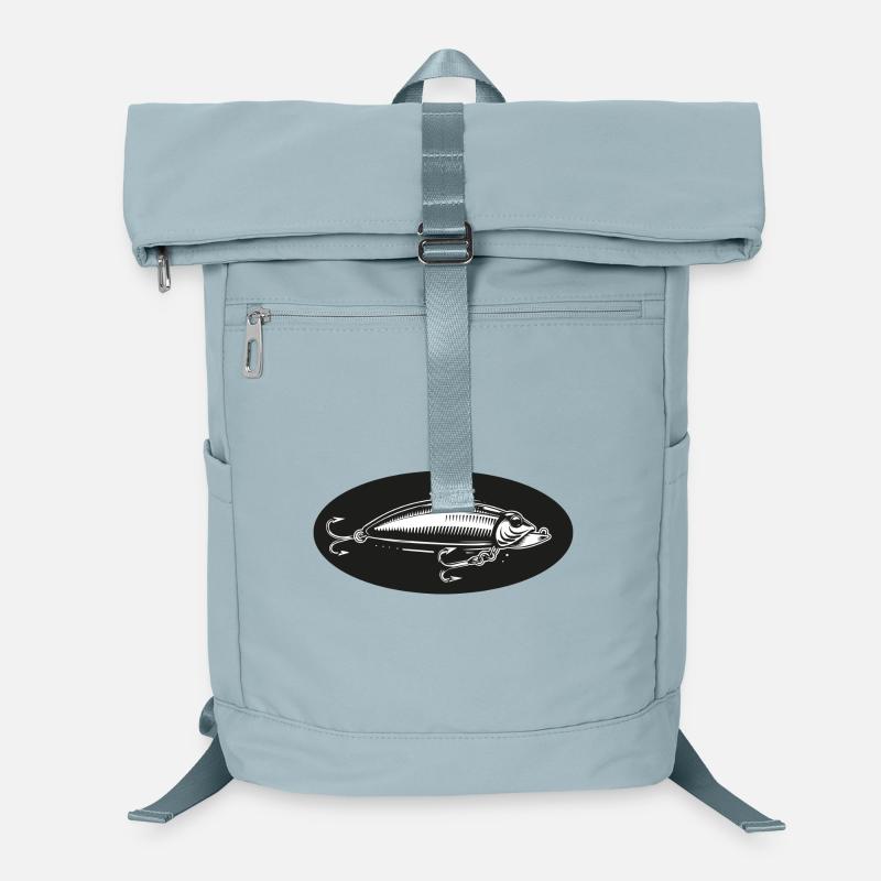 Leurre de pêche Wobbler Hardbait Lure Emblem - Sac à dos ordinateur - bleu glacier