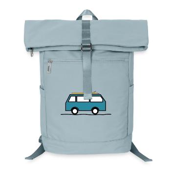 PAPA. OPA. VATERTAG. GELIEBTE. MEISTER - Laptop-Rucksack  - Eisblau - Vorne