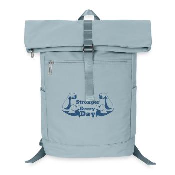 Stronger Every Day - Laptop Backpack - ice blue - Front