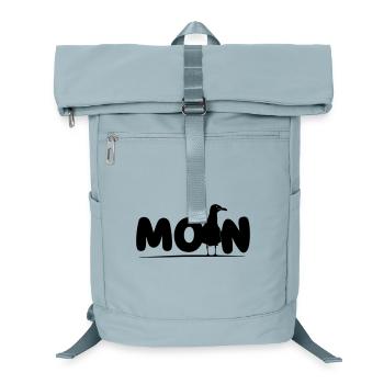 Hello with Seagull - Laptop Backpack - ice blue - Front