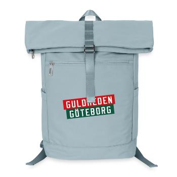 Guldheden Göteborg Streifenlogo - Laptop-Rucksack  - Eisblau - Vorne