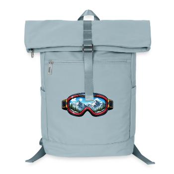  Skibrille Landschaft - Laptop-Rucksack  - Eisblau - Vorne