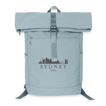 Sydney Skyline, Sydney Australia - Laptop Backpack - ice blue - Front