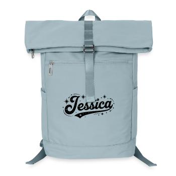 Jessica name first last family - Laptop Backpack - ice blue - Front