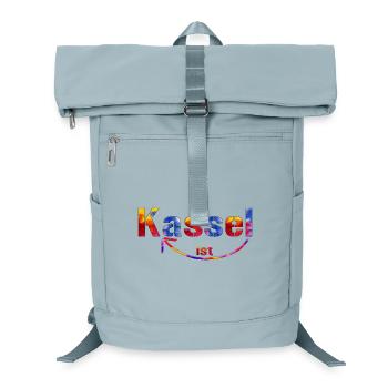 Kassel ist klasse - Laptop-Rucksack  - Eisblau - Vorne