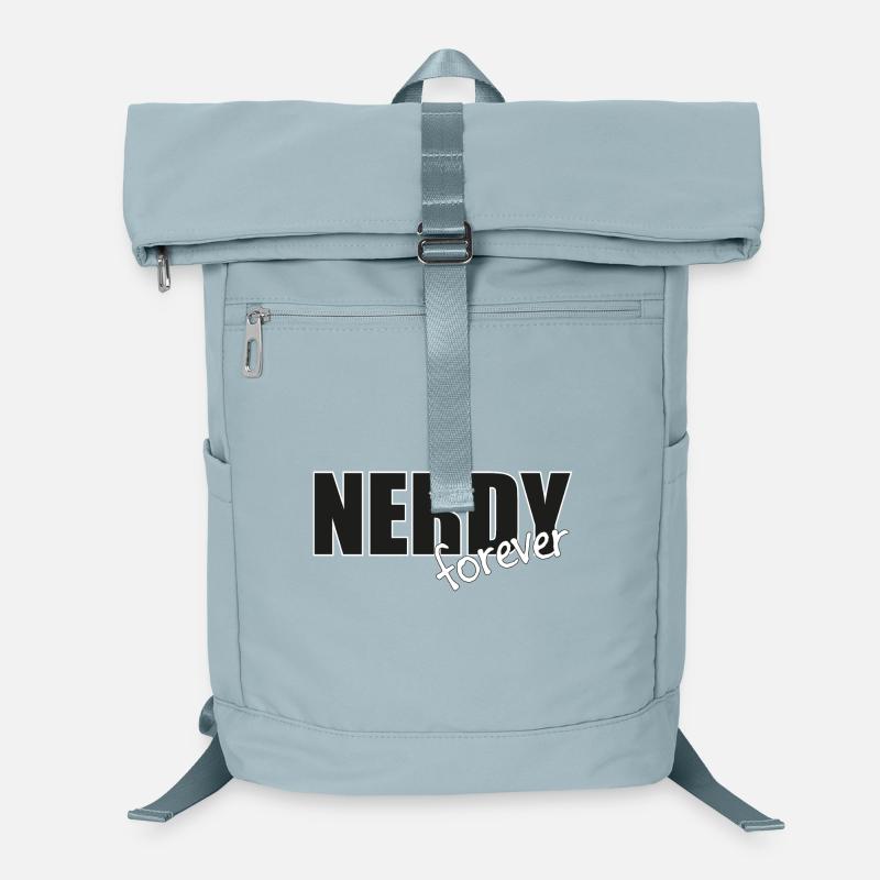 NERDY forever - Logo Black/White Laptop-Rucksack 