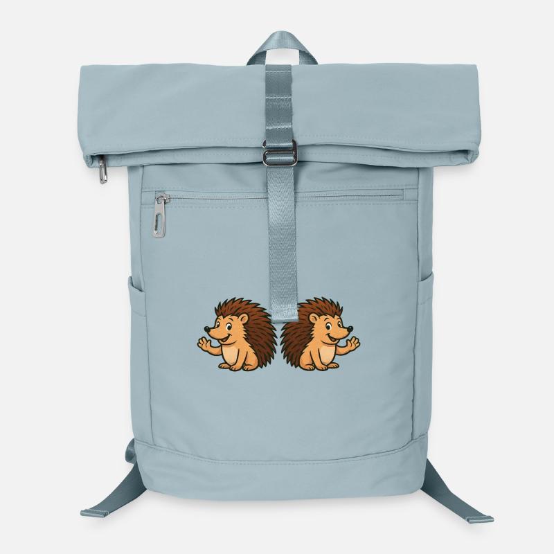Niedliche Igel  Comic Laptop-Rucksack 