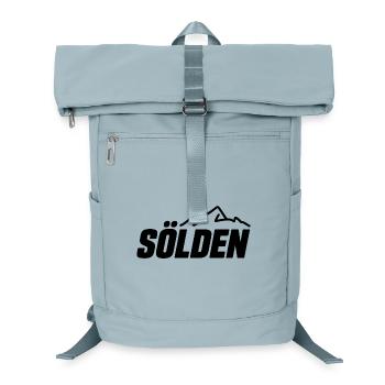 Sölden - Souvenir Design - Laptop-Rucksack  - Eisblau - Vorne