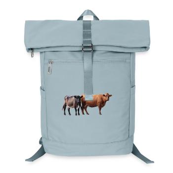 Deux vaches - Sac à dos ordinateur - bleu glacier - Devant