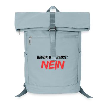 Bevor_du_fragst_NEIN - Sac à dos ordinateur - bleu glacier - Devant