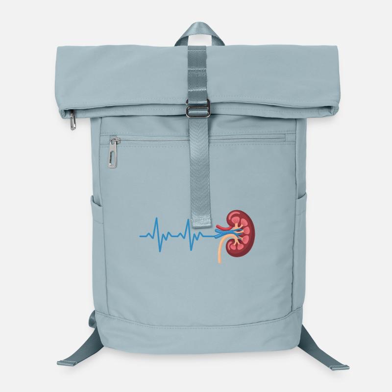 Kidney Rhythm Graph Laptop Backpack