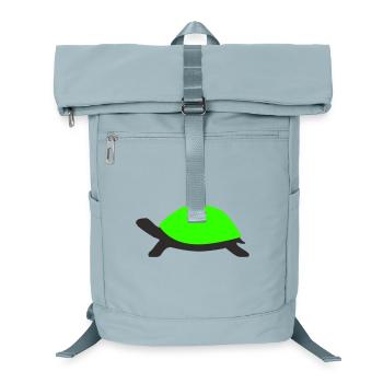 Tortue dessinée - Sac à dos ordinateur - bleu glacier - Devant